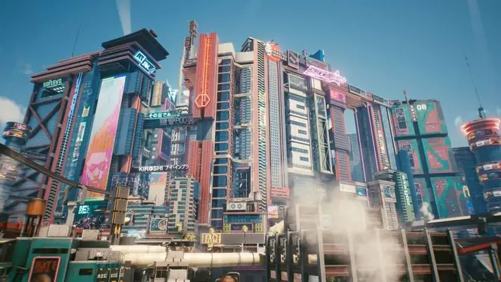 cybepunk 2077 z trzeciej osoby