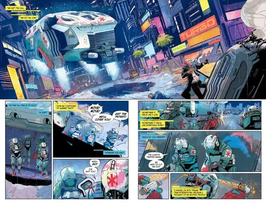 trauma team cyberpunk komiks
